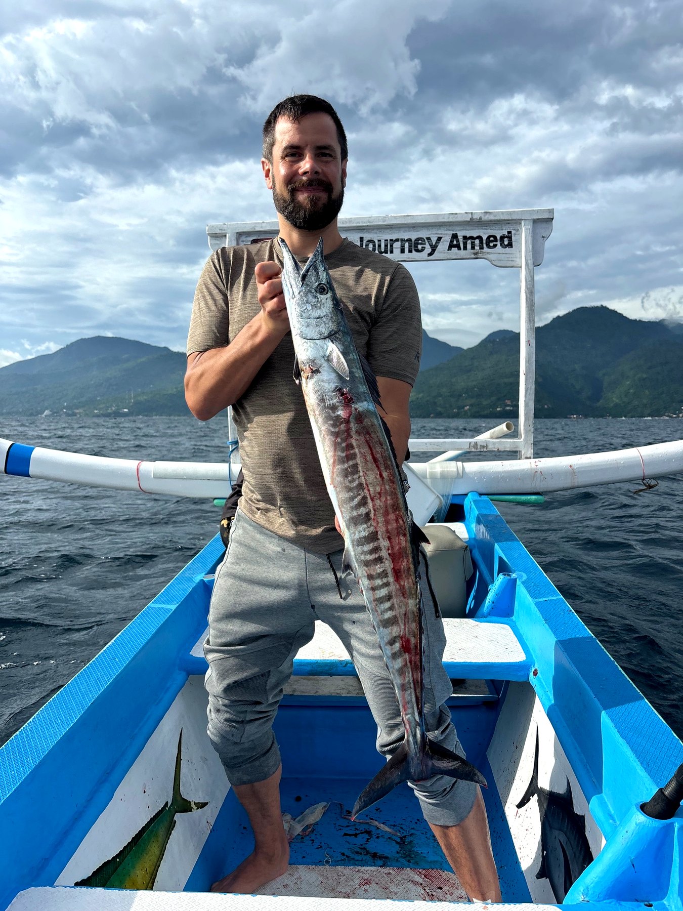 Trophy fish landed on a tropical Bali expedition